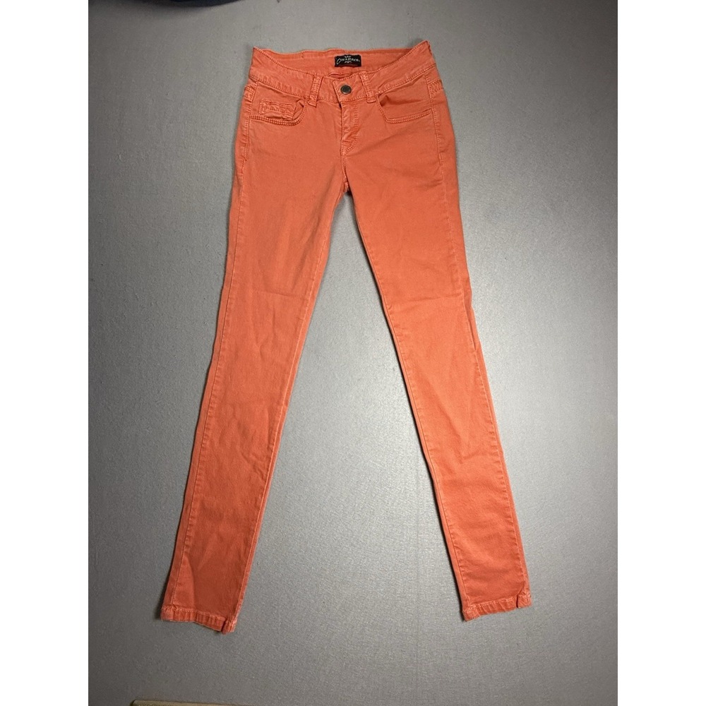 CIMARRON Women's Orange Jeans  ( 26 X 33 fit)‎ Stretchy Flare